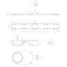Душевой лоток BELBAGNO LUCE 70 см, BB-LD-LUCE-70-NERO