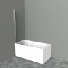 Шторка на ванну BELBAGNO UNO-V-1-75/150-P-Cr