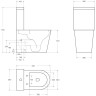 Унитаз-компакт безободковый BELBAGNO BB2149CP-TOR/BB2149T/BB2111SC